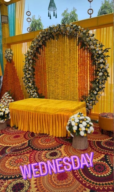 Mehndi Decoration Indian Wedding Decor